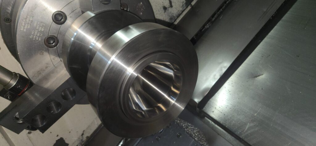 Flange Adapter for Extruder out of Inconel 718