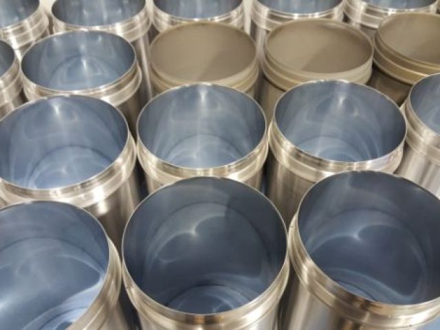 Bronze bushings with honed bores after finishing