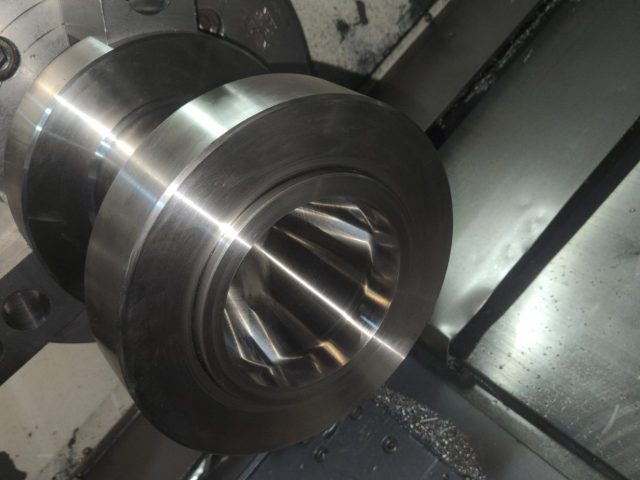 Flange Adapter for Extruder out of Inconel 718